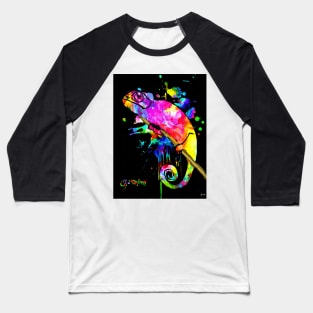 Chameleon Splash Baseball T-Shirt